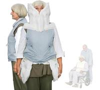 TAUIANE Reusable Airbag Jacket, Elderly Prevent Fall Smart Airbag Vest, With APP To View Exercise Data, For Outdoor Use, Comprehensive Protection for the Elderly from Falling,Women's Blue,L