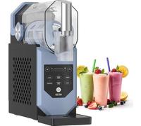 TAUIANE Summer Parties Slushie Machine, Slushie Ice Cream Maker Home, Cream Milkshakes Machine, No Ice Needed, Self-Cleaning, with LED Display, for Milkshakes Cocktail Frappes