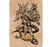 Taunting Kobold Art Card (#57) (Gold Signature) | Commander Legends: Battle for Baldur's Gate