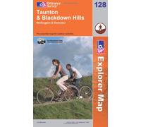 Taunton and Blackdown Hills: Sheet 128 (OS Explorer Map)
