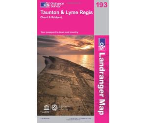 Taunton and Lyme Regis, Chard and Bridport: Sheet 193 (OS Landranger Map)