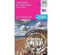 Taunton & Lyme Regis Map | Weatherproof | Chard & Bridport | Ordnance Survey | OS Landranger Active Map 193 | England | Walks | Cycling | Days Out | Maps | Adventure
