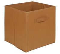 (Taupe, 1) 1,4, 6 pcs Foldable Fabric Storage Box Cubes Set