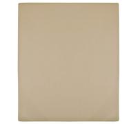vidaXL Jersey Fitted Sheet Taupe 100x200 cm Cotton
