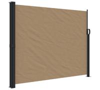 (taupe, 160 x 600 cm) vidaXL Retractable Side Awning Outdoor Privacy Screen Balcony Sunshade Shelter