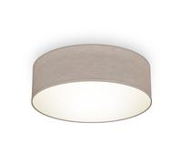 Taupe 1xE27 40W Requires Bulb Ceiling Light B.K.Licht Taupe One Size