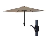 (Taupe) 2.7m Shanghai Garden Umbrella Sun Shade Parasol