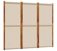 (taupe, 210 x 180 cm) vidaXL Room Divider Wall Partition Screen Panel Room Separator Privacy Screen