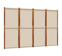 (taupe, 280 x 180 cm) vidaXL Room Divider Wall Partition Screen Panel Room Separator Privacy Screen