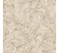 (Taupe 50435) Holden Liquid Marble Swirl Glitter Wallpaper