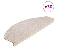 (taupe, 65 x 24 x 4 cm/ 30 pcs) vidaXL Carpet Stair Treads Dark Green Stair Step Rug Protection Home Decor