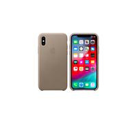 (Taupe) Apple Leather Case for Apple iPhone XS Max Retail