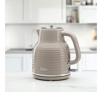 (Taupe) Daewoo Sienna 1.7 Litre Jug Kettle Cordless 360° Base 3KW Rapid Boil