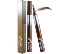 Taupe Eyebrow Pen & Magic Liquid Eyebrow Pen - Brow- Waterproof, Sweat-Resistant, Natural Hair-Like Strokes for Full. Fection Angled Brush Eyebrow Pencil, Flawless Brows - Color 04
