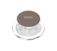 Taupe - Mama Retro Bubble Letters Groovy Heart PopSockets PopGrip for MagSafe