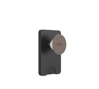 Taupe - Mama Retro Bubble Letters Groovy Heart PopSockets PopWallet for MagSafe