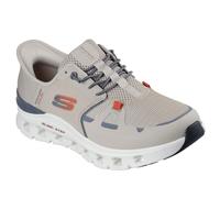 Skechers Hands Free Slip-ins Shoe For Men - Glide-Step Pro in Taupe/Orange, 6-13