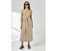 Taupe Parachute Belted Midi Dress Principles Taupe 12