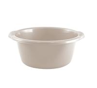 Taupe Plastic 32cm Circular Round Cleaning Washing up Bowl Basin