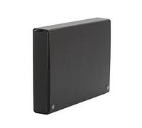 Taupe Project Folder with Closure of Broche. Dimensions 350 x 245 x 50 mm Black