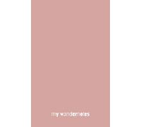Taupe Rose Toast Notebook - 5x8 Inch, A5 Pocket Size, 53 Pages - Lined Cream Pages, Soft Glossy Cover - aesthetic Rose toast