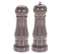 (Taupe) Salt Pepper Grinder Set Salt Shaker Pepper 2PC