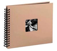 Taupe Spiral Traditional Photo Album - 25 Pages - 10.5 x 9.25 Inches Overall