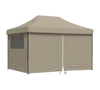 Foldable Party Tent Pop-Up with 4 Sidewalls Patio Gazebo Canopy Shelter vidaXL