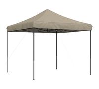 (taupe, without sidewall) vidaXL Foldable Tent Canopy Patio Pavilion Gazebo Pop up Tent Marquee Canopy