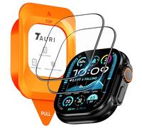 TAURI 2 Pack for Apple Watch Ultra 3 49mm Screen Protector, [2-Step Auto Installation], [Military Grade Protection] Tempered Glass Protector for Apple Watch Ultra 3/2/1 49mm