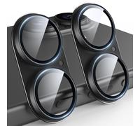 TAURI 2 Pack for iPhone 17 Camera Lens Protector, Black | Full Coverage Military-Grade Shatterproof, Upgrade AR Anti-Reflection, Ultra Clear Transmission Night Shooting, Case Friendly