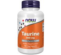Taurine 500 mg 100 Caps By Now Foods