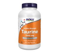 NOW Foods Taurine, 250 vcaps (1000mg Double Strength)