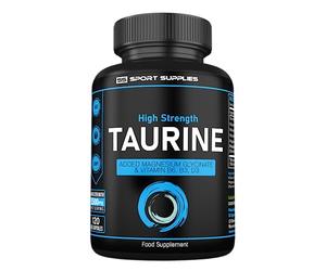 Taurine Supplement 1500mg Capsules Per Serving - Added Magnesium Glycinate, Vitamin B6, B3 and Vitamin D3-120 High Strength Taurine Capsules - (2 Capsules Per Serving)
