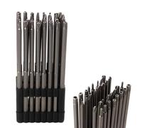 Taurion 32-Piece Screwdriver Bit Set: Extra Long 150 mm CR-V Steel Bits, Magnetic with 1/4 Inch Hexagon, Torx, Phillips, Allen and Slot for Cordless Screwdriver, Drill, Furniture Assembly