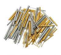 TAURISH 100 Mixed Taper Pins Assorted Steel and Brass Clock Pins, Tapered Pins for Clock Repairs, Assorted Sizes for Precision Fit and Repair Ideal for Watchmakers and Clockmakers