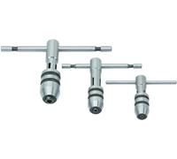 TAURISH Adjustable T-Handle Tap Wrench Set - 3 Piece M1-M4 / M4-M8 / M6-M12