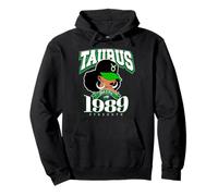 Taurus 1989 Melanin Goddess Astrology Clothing Pullover Hoodie