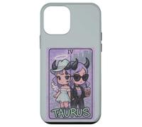 Taurus Angel Devil Zodiac Tarot Girl Cute Split Personality Case for iPhone 12 mini