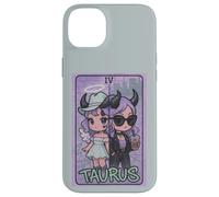 Taurus Angel Devil Zodiac Tarot Girl Cute Split Personality Case for iPhone 14 Plus