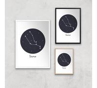 Taurus Art Print - A2 - Wooden Frame