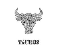 Taurus: Coloring Book with Three Different Styles of All Twelve Signs of the Zodiac. 36 Individual Coloring Pages. 8.5" x 11": 2 (Zodiac Coloring Book)