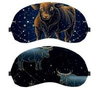 Taurus Constellation 2-Pack Light-Blocking Soft Breathable Blindfold Sleeping Masks