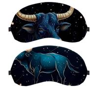 Taurus Constellation 2-Pack Light-Blocking Soft Breathable Blindfold Sleeping Masks