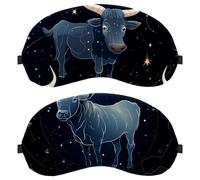 Taurus Constellation 2-Pack Light-Blocking Soft Breathable Eye Masks Sleep Mask Eye Patch