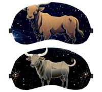 Taurus Constellation 2-Pack Light-Blocking Soft Breathable Sleeping Mask Eye Patch
