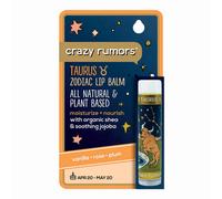 Crazy Rumors Taurus (Earth Blend) Zodiac Soothing Lip Balm Stick for Dry Lips, 100% Natural and Vegan 4g