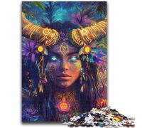 Taurus Goddess Jigsaw Puzzles 1000 Pieces for Adults Teens,Challenging Game Gifts for Is Ideal As A Gift for The Whole Family (50x75cm)