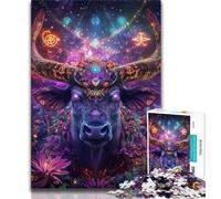 Taurus Goddess Jigsaw Puzzles for Adults 1000 Jigsaws,Challenging To Complete But Fun And Humorous Unique Home Decor And Gifts (50x75cm)
