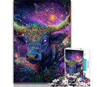 Taurus Goddess Jigsaw Puzzles for Adults Teenagers Jigsaws Puzzle,Help The Brain Exercise Addictive Toys to Cultivate Patience Parent-child Interaction (50x75cm)